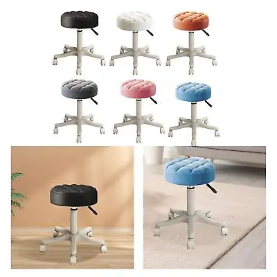 Rolling Swivel Height Adjustable SPA Stool For Vanity Stool Step Stool Lab • £47.94