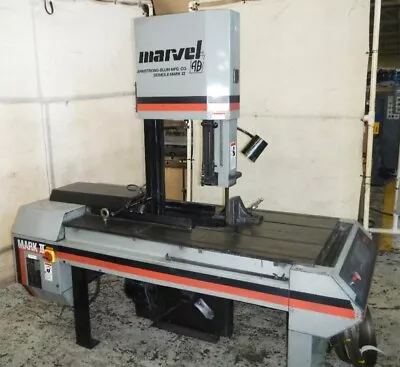 18  X 22  MARVEL MODEL SERIES 8 MARK II VERTICAL BAND SAW • $17500