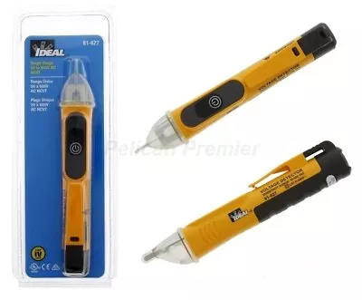 Ideal Voltage Tester 61-627 Single Range 50-600V AC Non-Contact Voltage Tester • $12.49