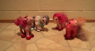 Vintage -4- My Little Ponies-1-with Spinning Tail • $28