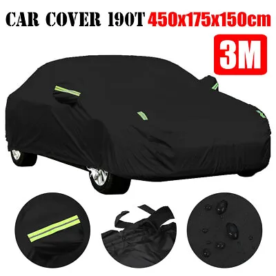 $35.95 • Buy Car Cover Sedan Outdoor Scratch UV Rain Snow Dust Resistant Waterproof M Size
