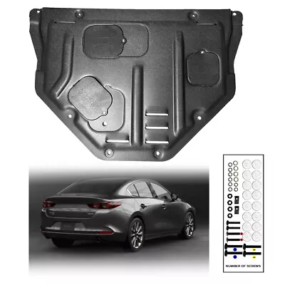 1pcs For Mazda 3 2014-2019 2.0L Engine Splash Guards Shield Mud Flaps Black • $89.10