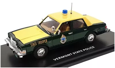 First Response 1/43 Scale FRS01 - Dodge Diplomat Police Car (Vermont) • $49.77