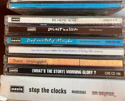 OASIS - 14 X CD BUNDLE IN GOOD CONDITION WITH FREE UK POSTAGE • £24.99