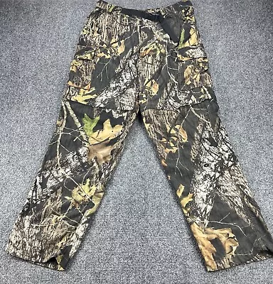 RedHead Pants Mens Large Cargo Camo Convertible Mossy Oak Brush Hunting • $18.88