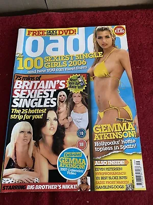 Loaded Magazine September 2006 Gemma Atkinson Sadie Frost Issue 149 - Rare! • £9.95