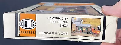 Con-Cor CAMBRIA CITY TIRE REPAIR SHOP Train HO Scale Building Model Kit 9064 L/N • $25