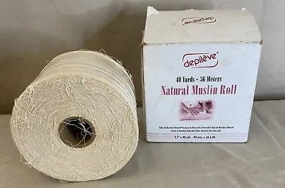 Natural Muslin Roll 3.5” X 40 Yards Hair Waxing Removal Epilating Depileve • $17.50