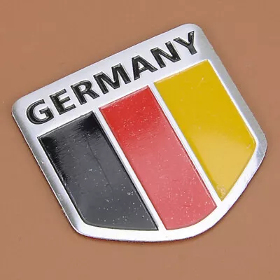 Germany German Flag Car Emblem Badge Decal Sticker Fits For Audi Opel Porsche VW • $6.69