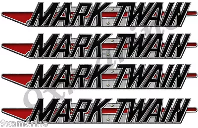 Mark Twain Boat Company Remastered 4 Pc Sticker Set • $19.95