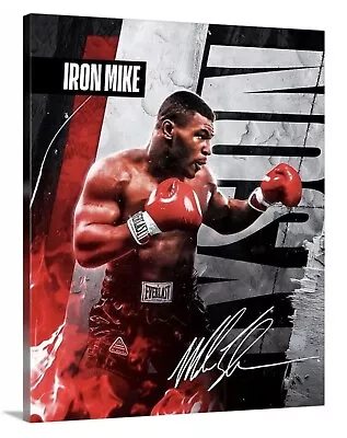 Mike Tyson Canvas 16x20 Print Picture Wall Fine Art Boxing Gym Ring Champ • $39.99