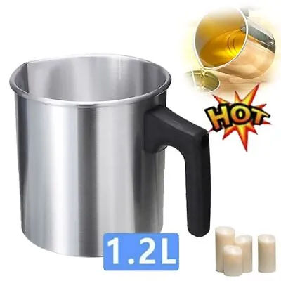 £8.91 • Buy Home Pouring DIY Pitcher Jug Soap Chocolate Making Candle Melting Pot Wax Cup