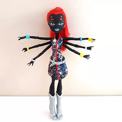 Monster High Wydowna Spider Doll I Love Fashion 6 Arms Dress Boots Bracelets • $49.95
