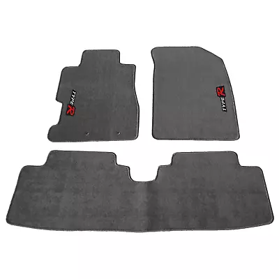 Fits 01-05 Civic & 02-05 Honda Civic Si Gray Nylon Floor Mats Carpets W/ Type R • $57.99