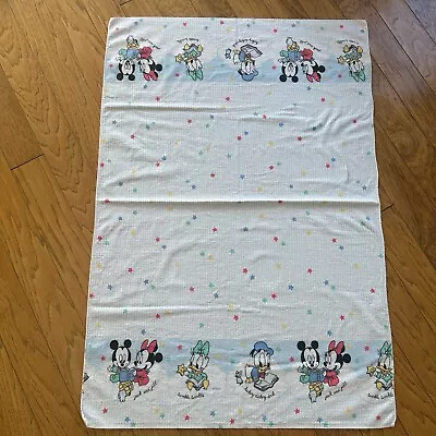 Vintage Dundee Disney Babies Blanket Baby Flannel Receiving Nursery Rhymes  • $27