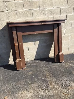 Cm 52 Antique Quartersawn Oak Fireplace Mantel • $475