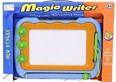 Magic Writer Magnetic Easy Writing Drawing Slate Board Doodle Pad Toy Kids Gift • £9.39