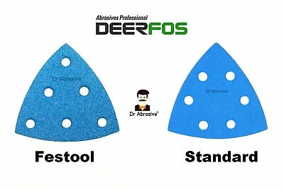 £14.80 • Buy Delta Sanding Sheets Sandpaper  Pads / Festool Type / Bosch Type / H&L