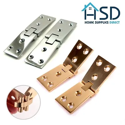 Heavy Duty Solid Brass Chrome Counterflap Catch Hinge Bar/Pub Counter Flap Open • £13.99