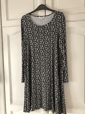 £27.50 • Buy Brora Swing Jersey Dress Liberty Print