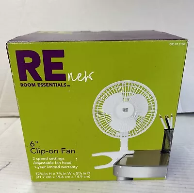 6” White Clip On Fan Adjustable 2 Speed NEW!!! • $19