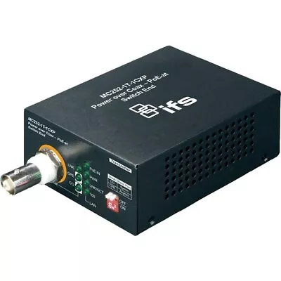 International Fiber Systems IFS MC252-1T-1CXP Power Over Coax - PoE-at (Switch E • $175