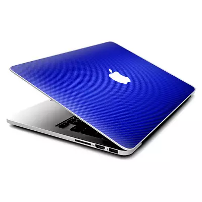 Skin Decals Wrap For MacBook Pro Retina 13  - Blue Carbon Fiber Look • $15.98