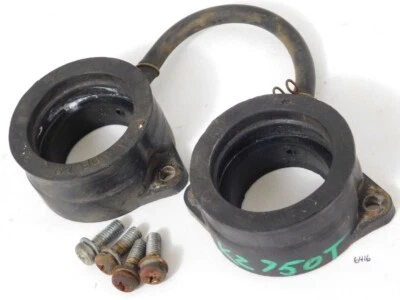 $24.98 • Buy 1977-1978 Kawasaki KZ750 KZ 750 CARBURETOR Carb Holder Intake Boot Set Used OEM