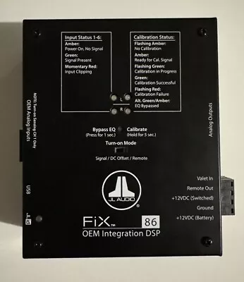 JL FIX 86 - JL Audio OEM Integration DSP - EQ - Crossover • $274.99