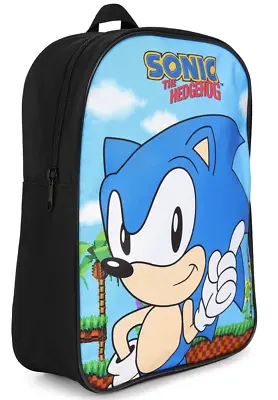 £14.99 • Buy Official Sonic The Hedgehog Retro Kids Backpack Rucksack School Bag