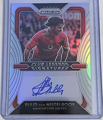 2020-21 Prizm EPL Club Legends Silver Ruud Van Nistelrooy Auto 10/25 Jersey #’d • $199.99