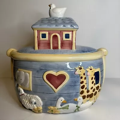 Noah's Ark Theme Cookie Jar Certified International By SUSAN WINGET  • $15.96