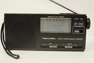REALISTIC DX 360 Multiband Radio. (ref J 043) • $26.14