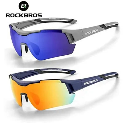 ROCKBROS Cycling Polarized Sunglasses Outdoor Sports Running MTB Bike Glasses • $18.49