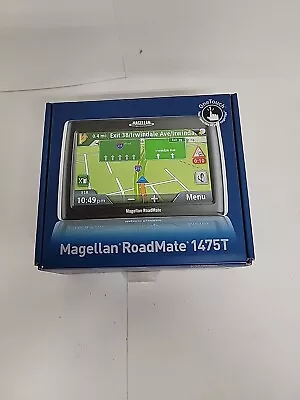 Magellan RoadMate 1475T Portable Mountable GPS Navigator Complete W/Box & Manual • $19