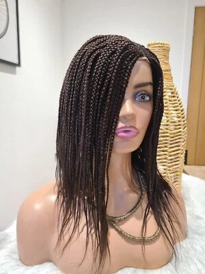 £45 • Buy Beautiful Hand Made Shoulder Lenght Braid Wig. In  Dark Brown🤎🤎🤎🤎