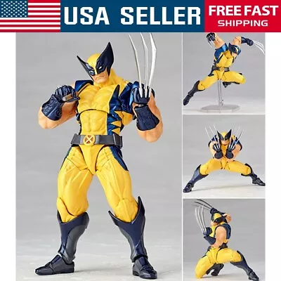 SHF Anime Xman Wolverine Model Kaiyodo Revoltech Amazing Yamaguchi Figure Toy US • $29.99