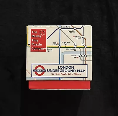 London Underground Map 100 Piece Jigsaw Puzzle By The Really Tiny Puzzle Company • £4.99