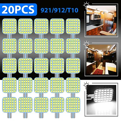 20x Super White LED T10/921/194 36SMD RV Camper Trailer Interior Light Bulbs 12V • $14.48