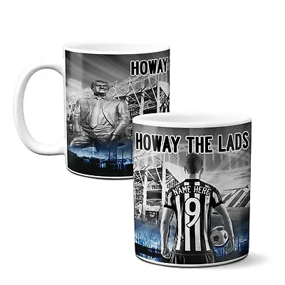 Personalised Newcastle Football Mug Fan Cup Dad Fathers Birthday Day Gift AFM90 • £12.95