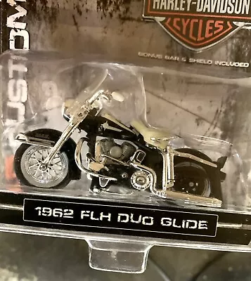 Maisto 1962 FLH DUO GLIDE  Diecast 1:24 Scale Harley Davidson Motorcycle~NIB~ • $29.99