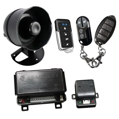 K-9 Car Alarm With Keyless Entry - Includes 3 Different Transmitter Designs! • $74.36