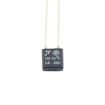 £2.89 • Buy 10pcs RH Thermal Fuse 115 Degree 250V 2A Black Square Temperature Switch Y20