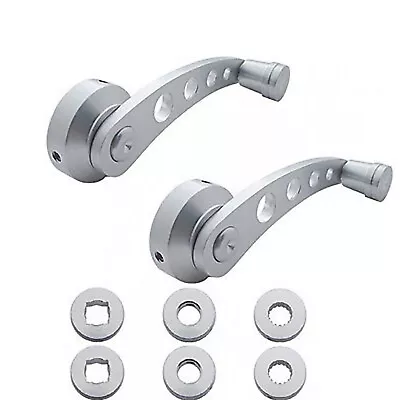 Ford Truck Inside Interior Brushed Aluminum Billet Window Cranks Handle Pair 1 • $42.95