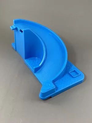 Vintage 1986 FISHER PRICE MAIN STREET #2500 -  Blue Replacement Curved Ramp • $13.50