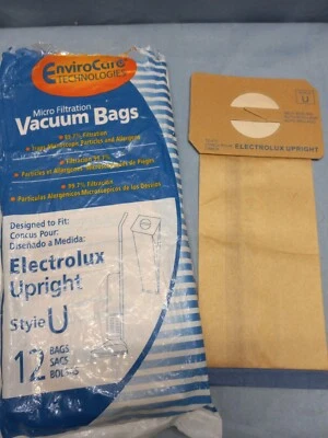 $11.99 • Buy 12 Style U Bag Electrolux Lux Aerus Epic Prolux Genesis Regency Advantage Vacuum