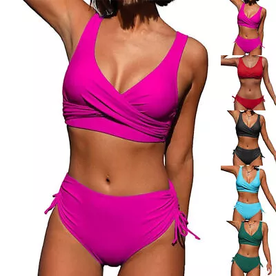  Women Sexy Padded Push Up Bra Bikini Set Swimsuit Swimwear Beach Bathing Suit • £10.38
