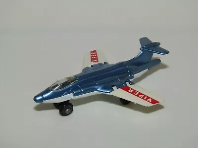 Matchbox Superfast No 2  S2 Jet Metallic Blue Viper Tampo Mint UB • £11.50