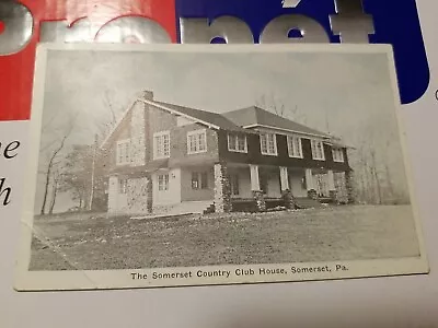 Somerset Pennsylvania The Country Club House Unposted Auburn Postcard Mfg. • $5