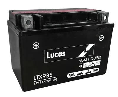 LYTX9-BS Lucas Motorbike Battery YTX9-BS • £27.83